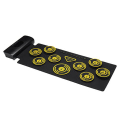 Electronic Roll-Up Drum Set Folded Silicone Thicken Drum With MIDI Yellow