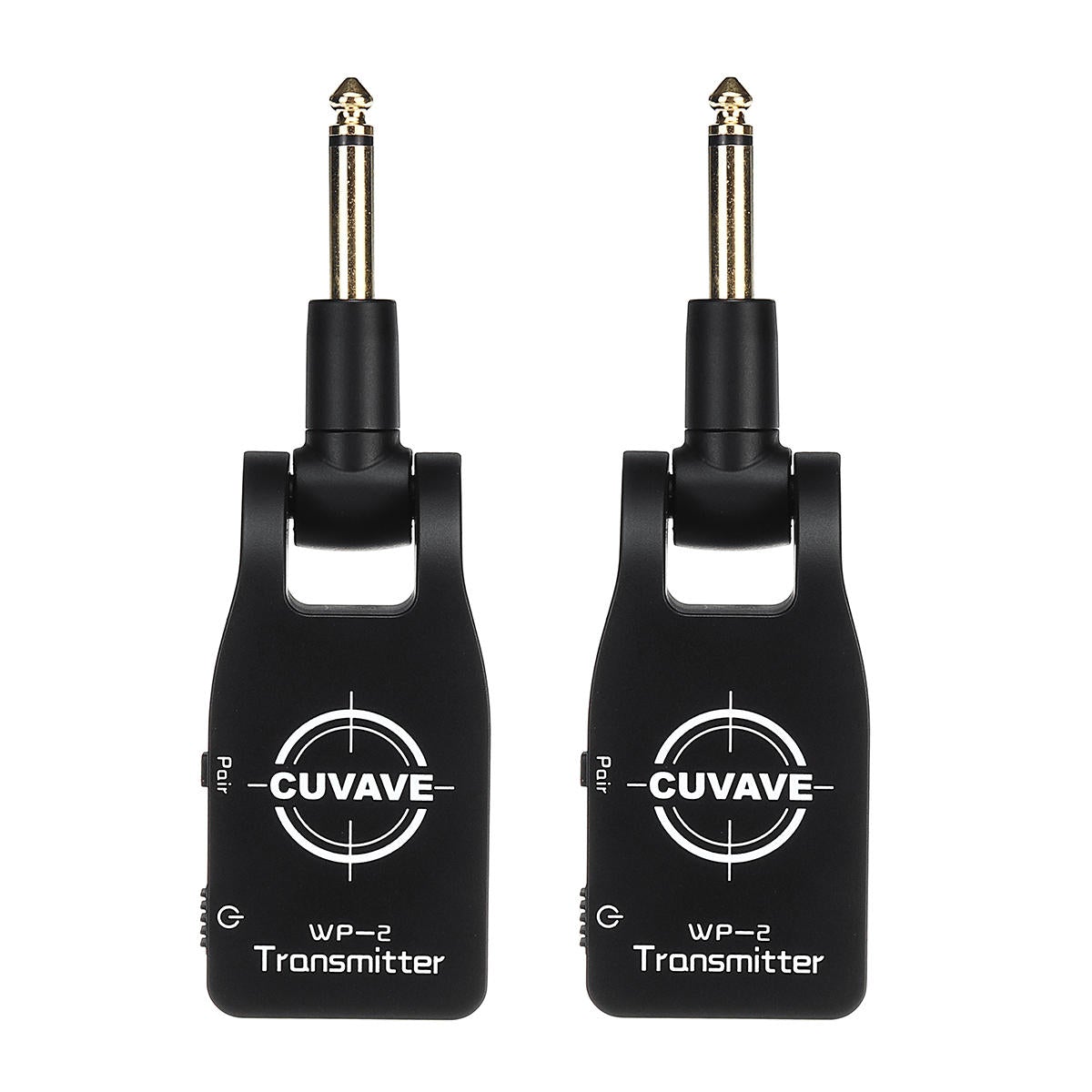 WP-2 Wireless Audio Transmission System Transmitter Receiver with 280 Rotatable 1/4" Plug Built-in 600mah Rechargeable Lithium Battery for Electric Guitar Bass
