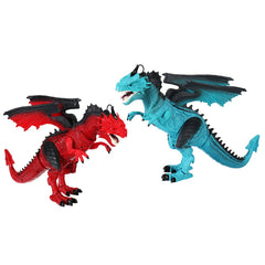 Remote Control 360 Rotate Spray Dinosaur with Sound LED Light and Simulate Flame Diecast Model Toy for Kids Gift