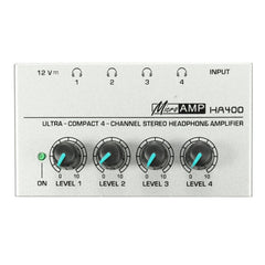 4 Channel Headphone Ultra-compact Audio Stereo Amp Microamp Amplifier