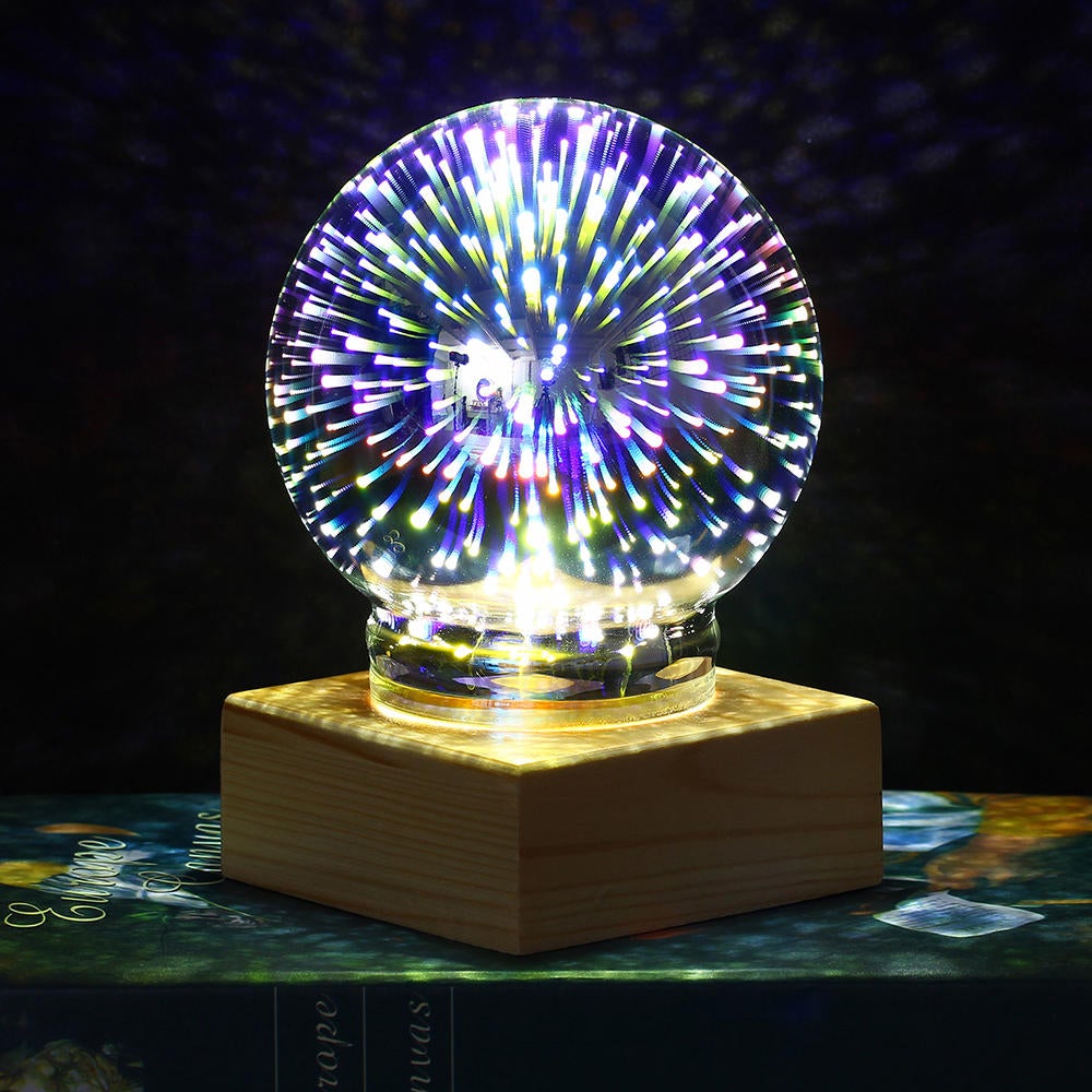 Upgrade USB Plasma Ball Sphere Lightning Light Crystal Desk Lamp Globe Laptop Decor