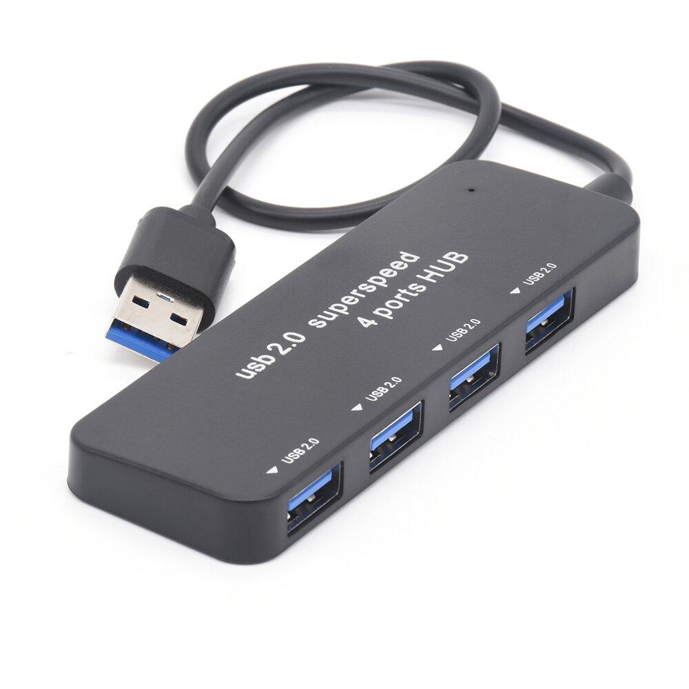 USB Splitter 4 USB 2.0 Hub Adapter Converter For PC Laptop Macbook