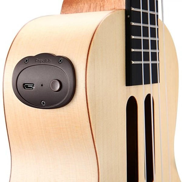 23 Inch 4 String Smart Ukulele with APP Controlled LED Light Bluetooth Connect