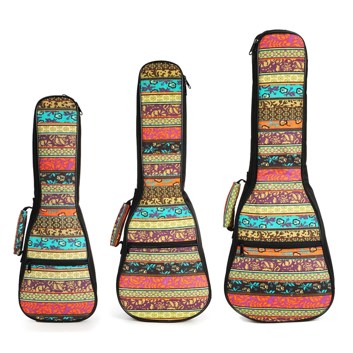 21 23 26 Inch Double Strap Soft Padded Oxford Cloth Ukulele Gig Bag