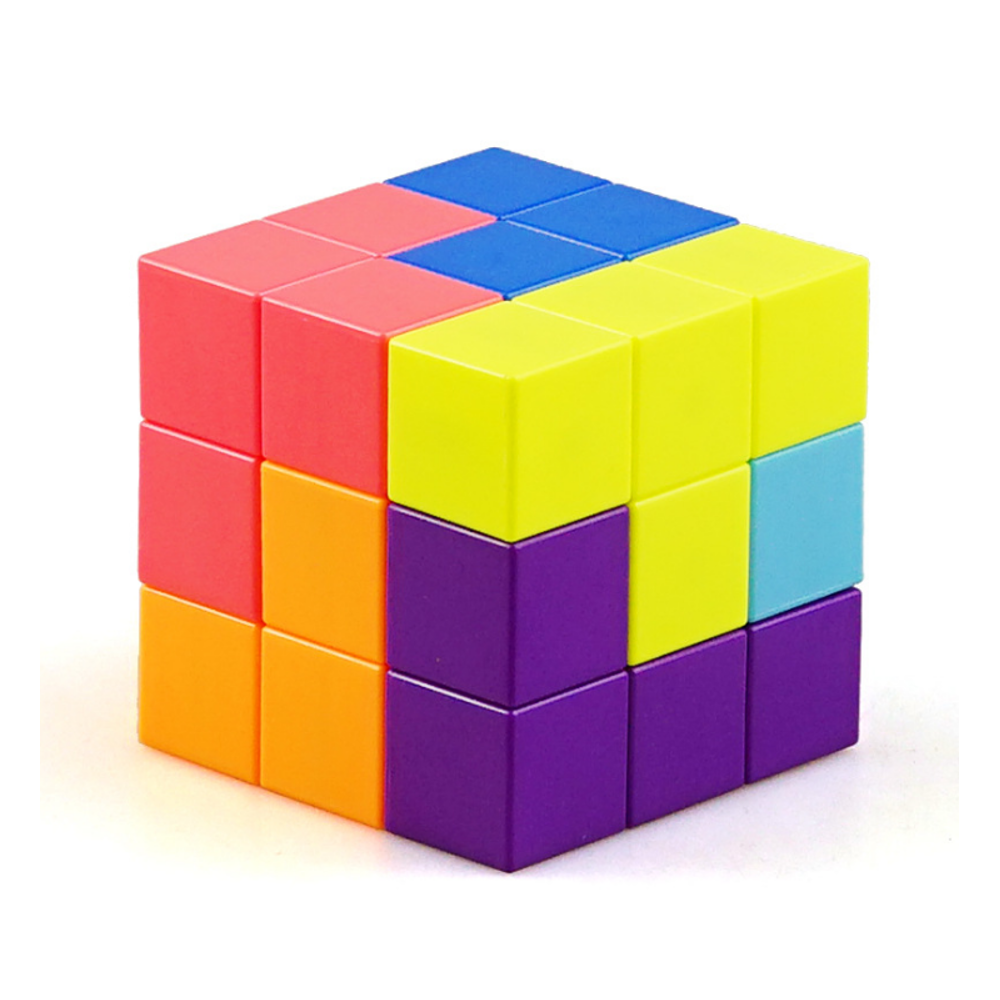 Cube Luban Magnetic Building Blocks Tetris Three-dimensional Intelligence Childrens Educational Toys