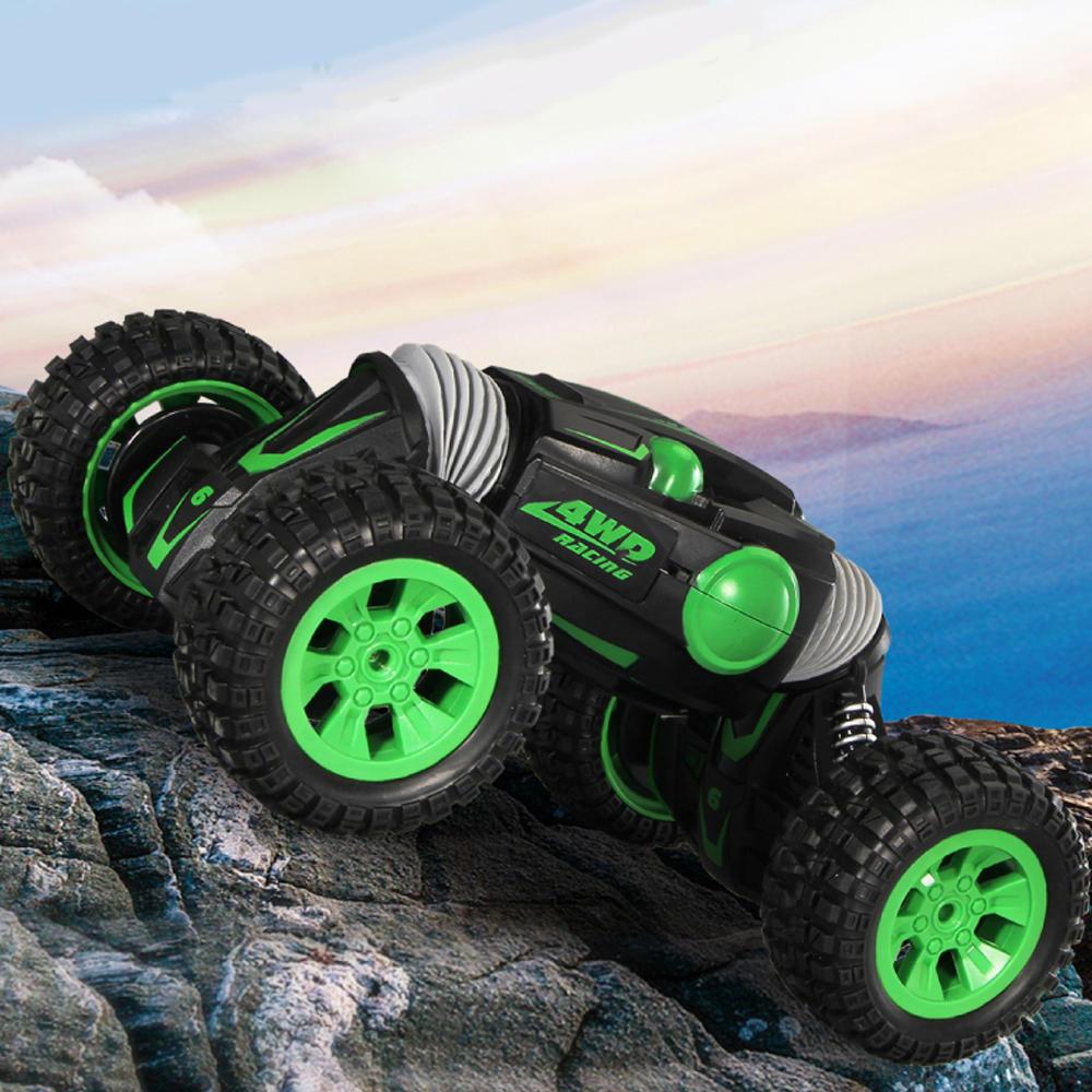 2.4G 4WD Double-Sided Stunt Rc Car 360 Rotation Toy