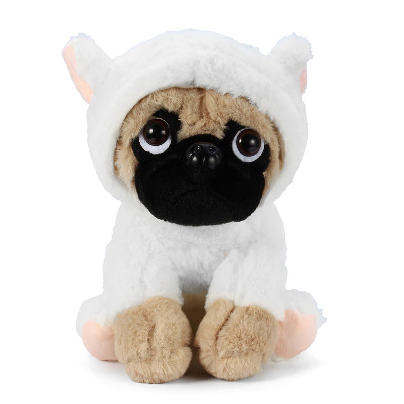 New Soft Cuddly Dog Toy in Fancy Dress Super Cute Quality Stuffed Plush Toy Kids Gift