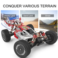 1/14 2.4G 4WD High Speed Racing RC Car Vehicle Models 60km/h Two Battery 7.4V 2600mAh