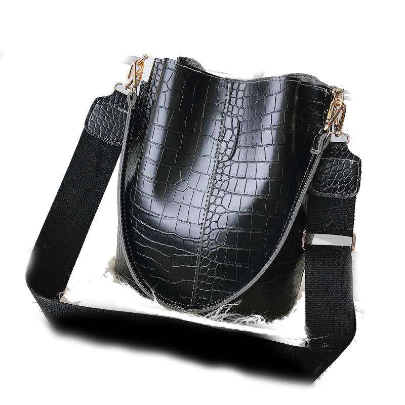 Crocodile Crossbody Bag For Women Shoulder Bag Brand Designer Women Bags Luxury PU Leather Bag Bucket Bag Handbag