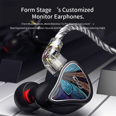 Angel Wing 3.5mm Wired Earphones Electrostatic Dynamic Balanced HiFi Monitor Sport Music Earphone Headphones