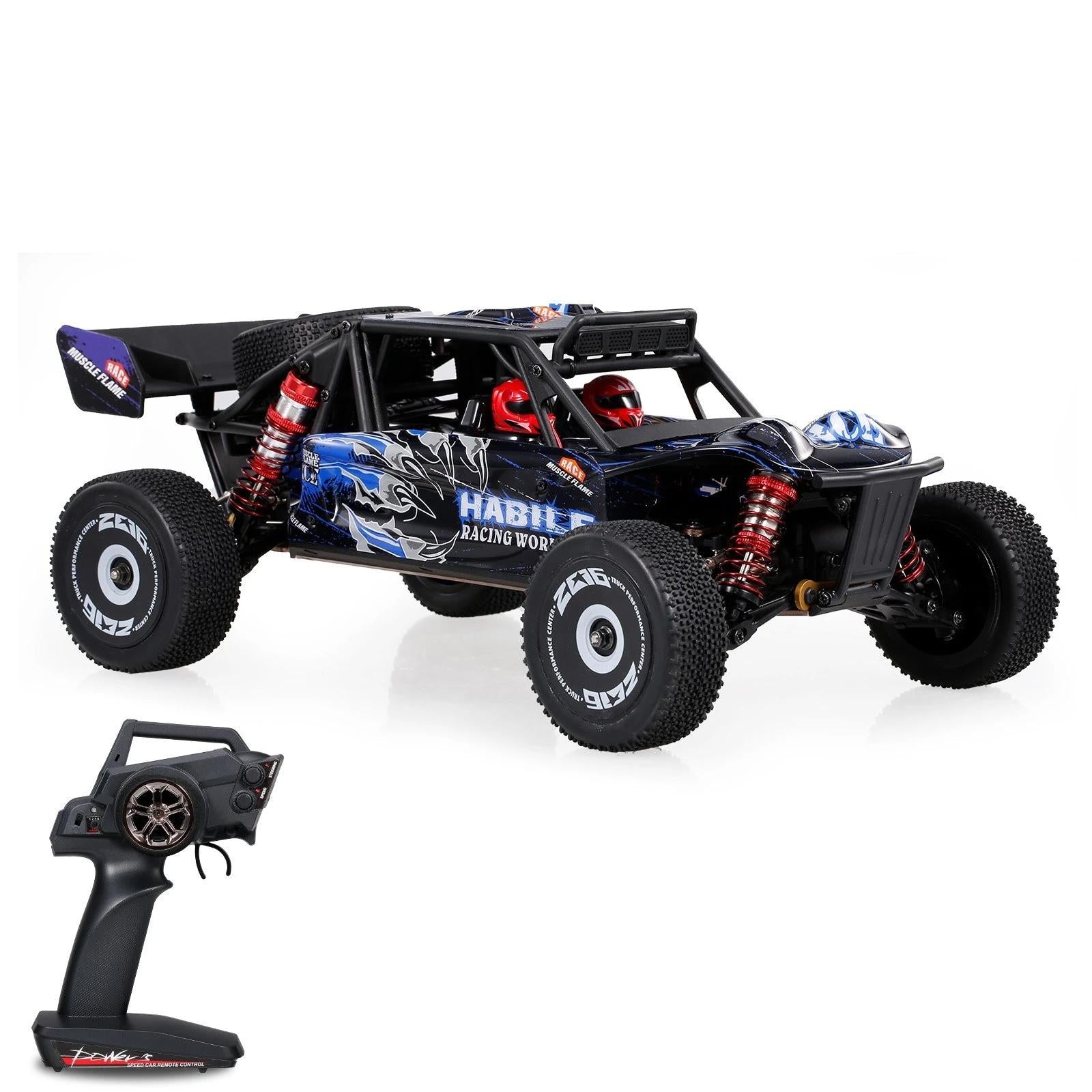 1/12 2.4GHz 60km/h Racing Car Off-Road Drift RTR 4WD with Aluminum Alloy Chassis Zinc Gear