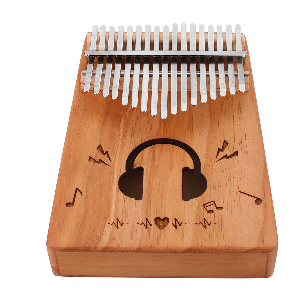 17 Key Kalimba Spruce Wood Thumb Piano Finger Musical Instrument Toy Beginner