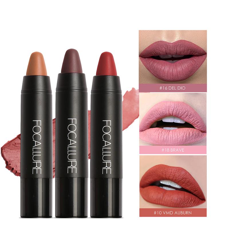 Easy To Wear Colors Matte Batom Makeup Waterproof Cosmetic Lipsticks