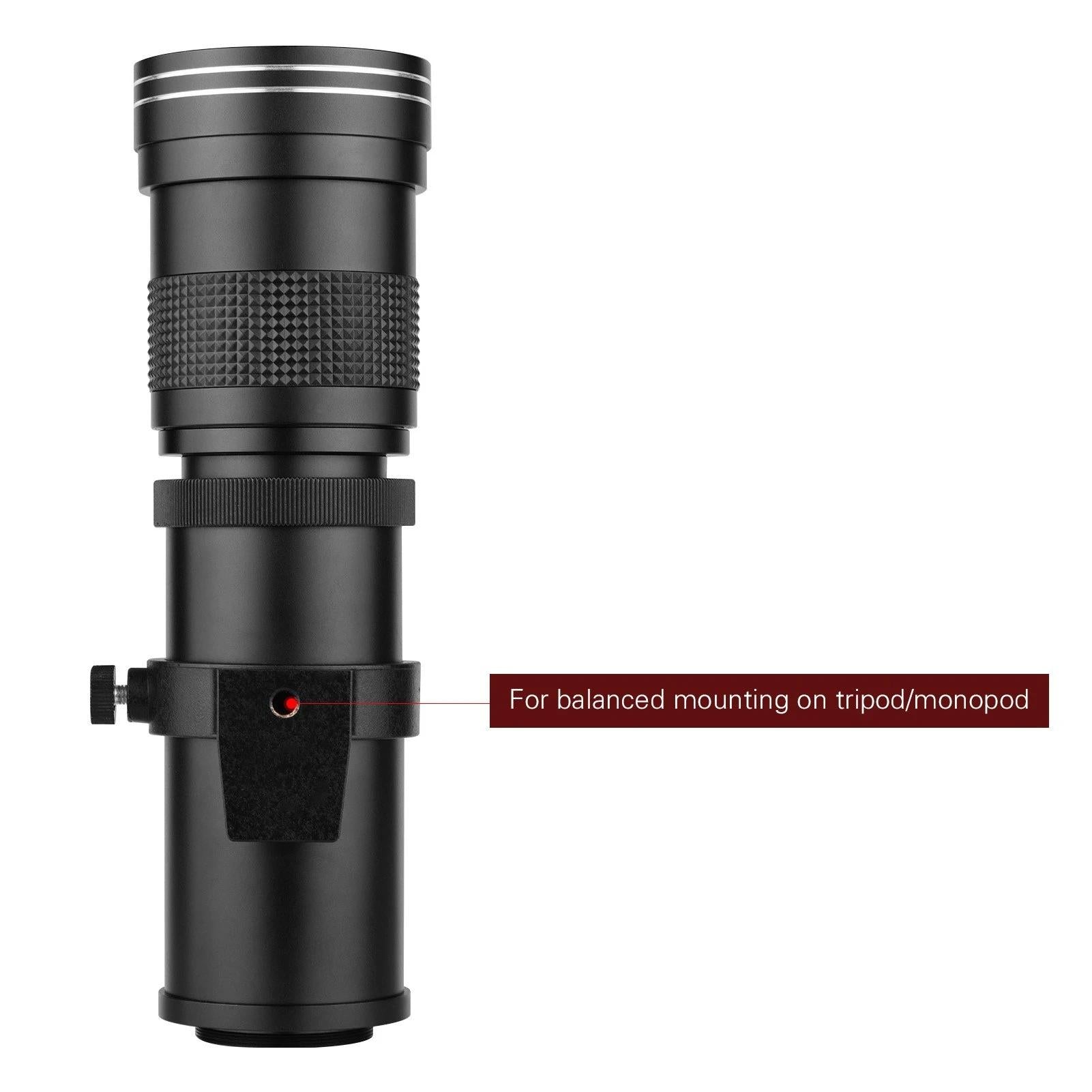 Camera MF Super Telephoto Zoom Lens F/8.3-16 420-800mm T Mount