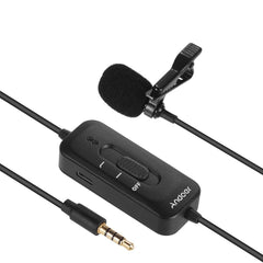 Omni-directional Clip-on Lavalier Microphone 3.5mm Plug Condenser Mic