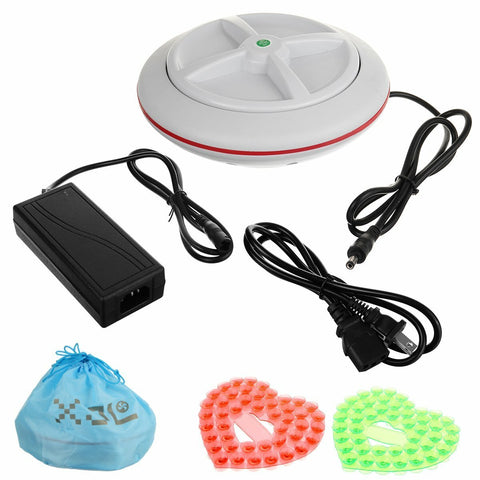 Portable Mini Turbine Clothes Washing Machine Ultrasonic Washer for Travel Home Camping Apartments Dorms RV Business