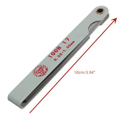 100MM*17 Pieces Stainless Steel Thickness Gap Metric Filler Feeler Gauge