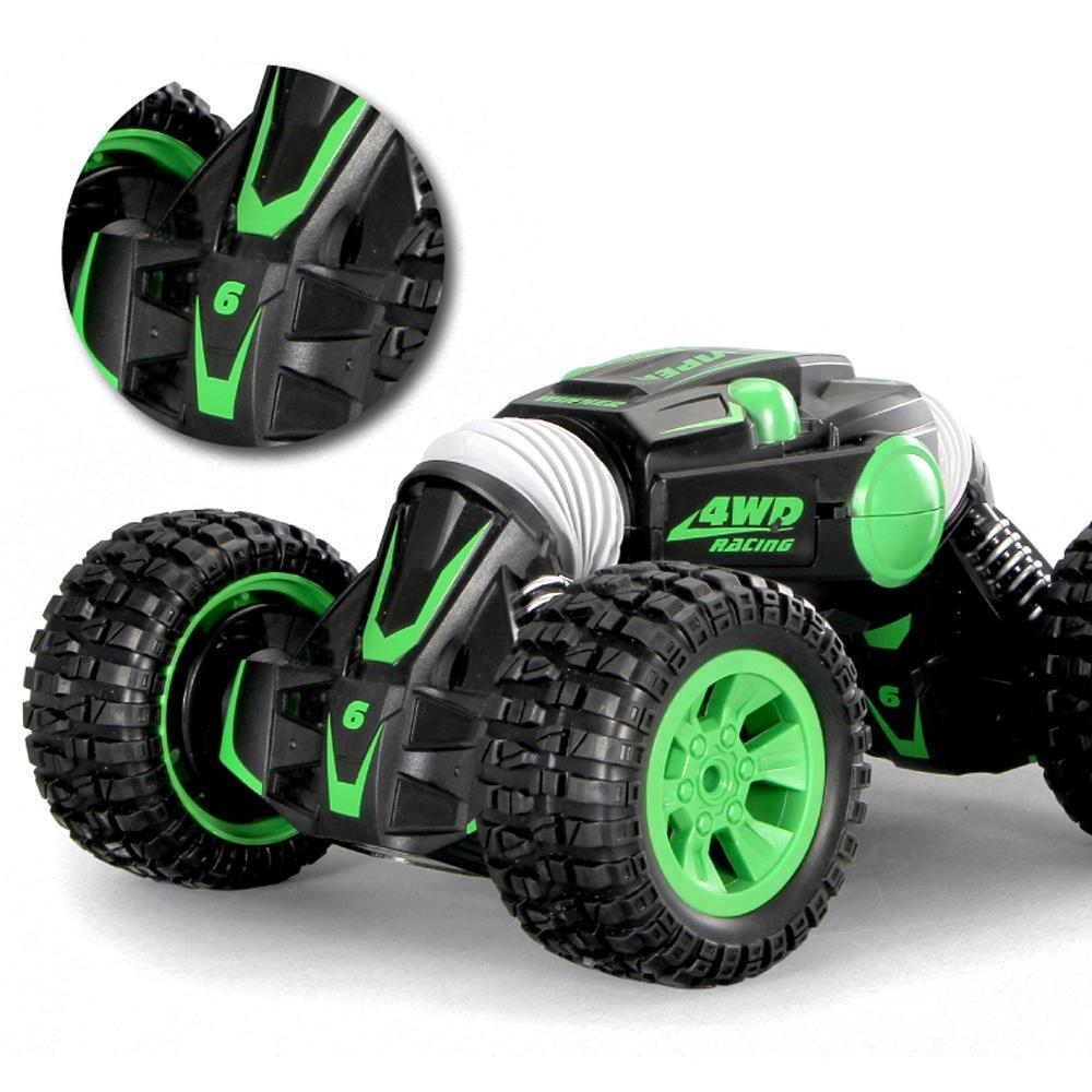 2.4G 4WD Double-Sided Stunt Rc Car 360 Rotation Toy