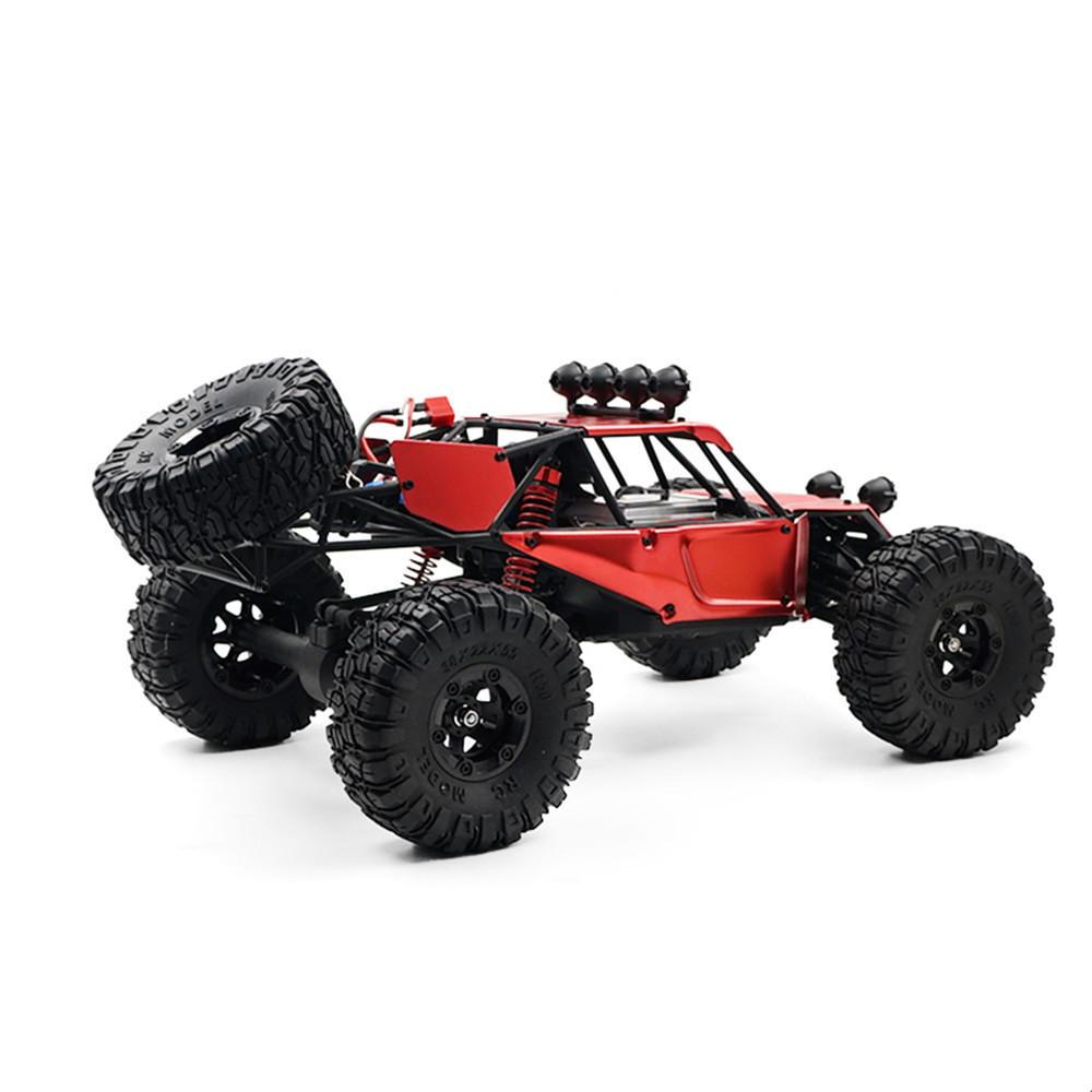 2.4G 4WD Brush Rc Car Metal Body Shell Desert Off-road Truck RTR Toy