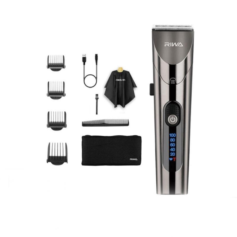 Washable Hair Clipper With Carbon Steel Cutter Head, Rechargeable