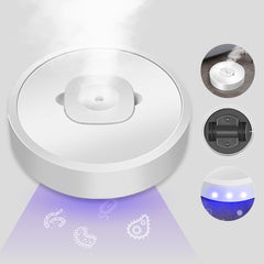 Household Mini Air Purifier Spray Humidifier Moveable UV Generator Sterilization Cleaner