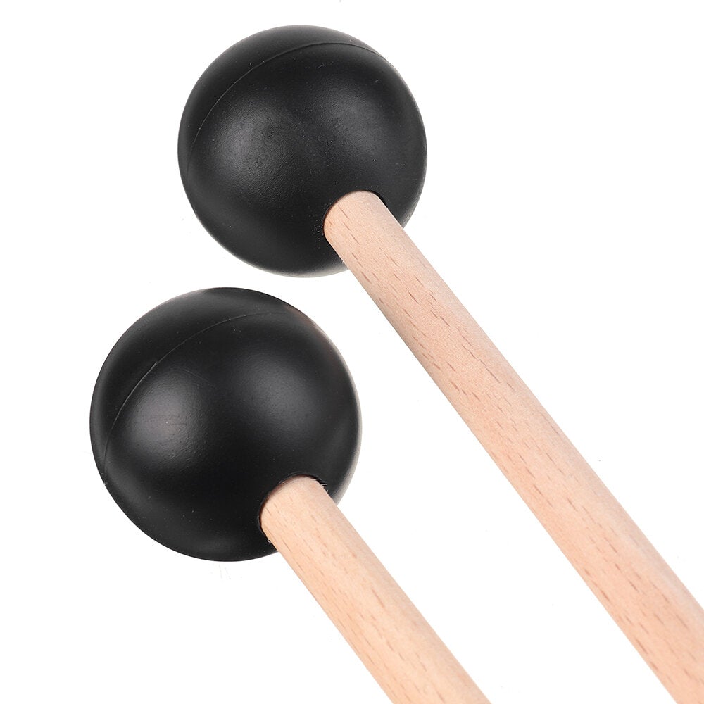 1 Pair Wooden Drum Sticks Professional Tongue Drum Drumsticks 25cm Length Xylophone Marimba Steel Tongue Drum Mallet