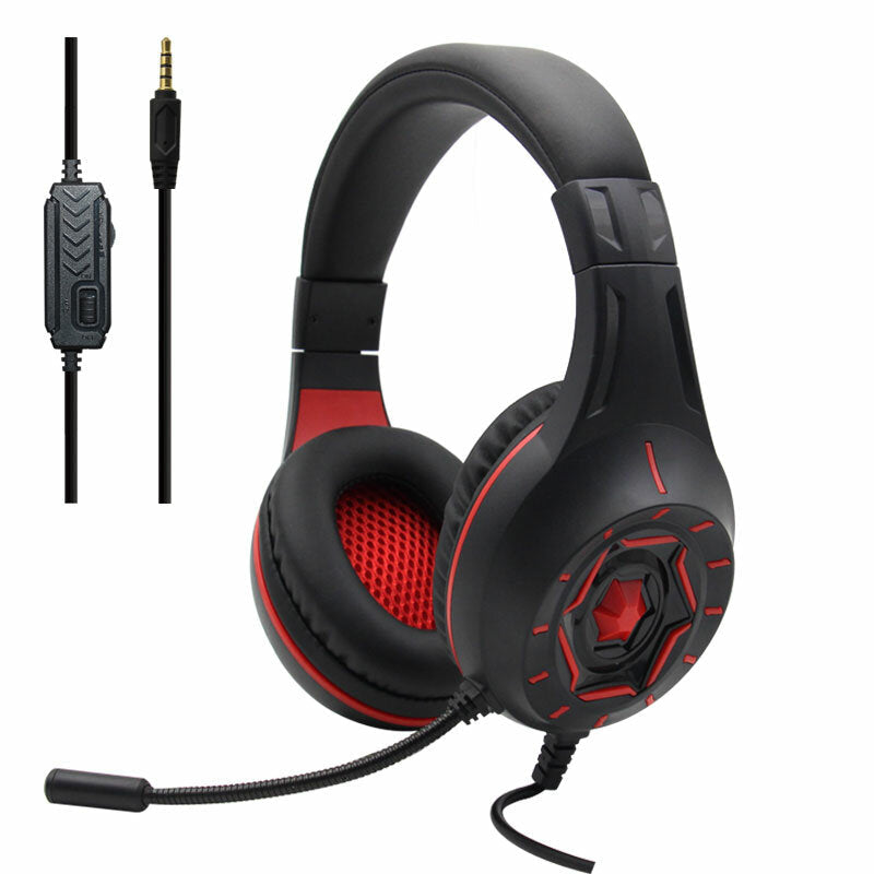 Gaming Headset 3.5mm Wired Stereo Gaming Headphone with Noise Reduction Microphone Gaming Headset