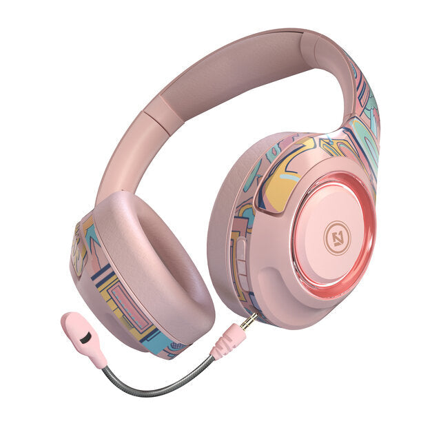 Bluetooth 5.0 Gaming Headphones HIFI 3D Stereo Bass Wireless RGB Light PC Headsets With Microphone for PS4 Laptop Tablet