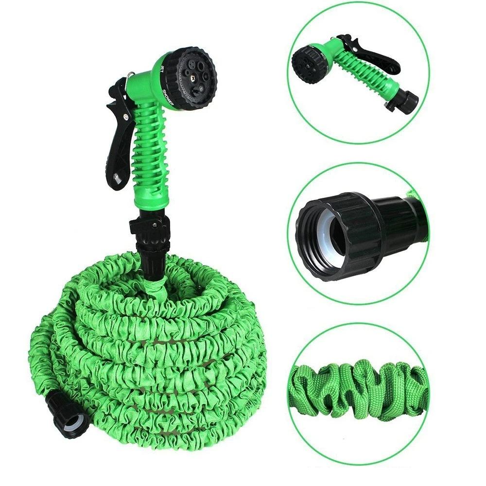 75FT Garden Hose Upgrade Expandable Magic Flexible Water Hose Plastic Hoses Pipe