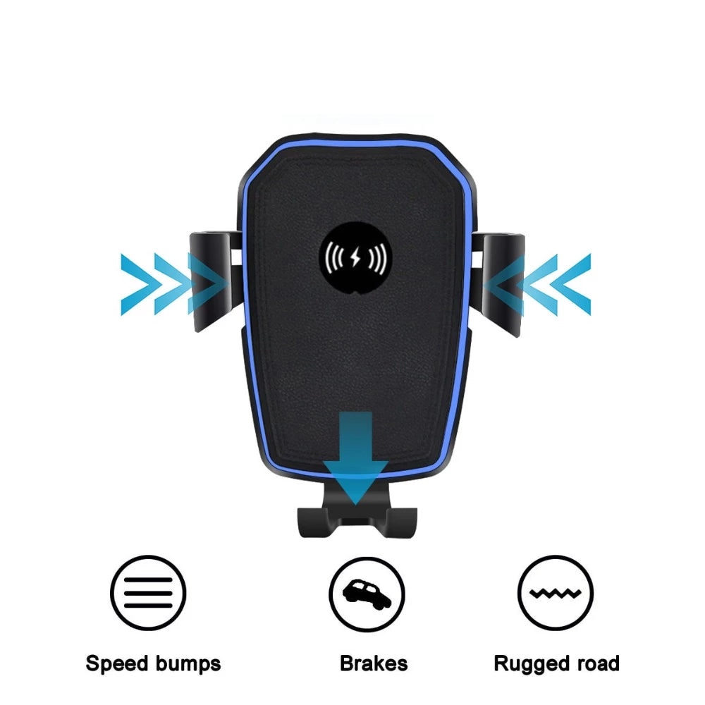 Car Mount Qi Wireless Charger For iPhone 11 XS XR X 8 Quick Charge 10W Fast Charging Phone Holder Stand Samsung S10 S9 - JustgreenBox