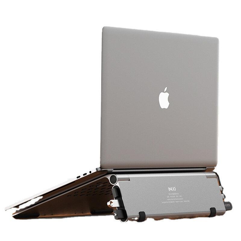 6 In 1 USB Type-C Hub Docking Station Bracket With 4K HD Display 100W USB-C PD3.0 For MacBook Pro