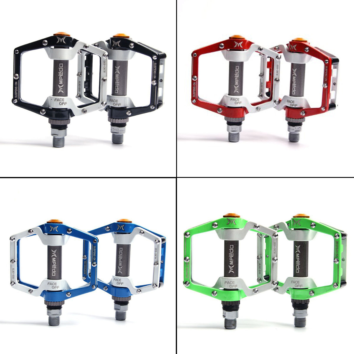 Flat Platform Aluminum Alloy Sealed Bearing 9/16" Bike Pedals For MTB Road Mountain Fixed Gear Bicycle