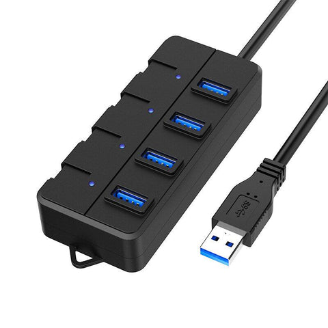 4-In-1 USB 3.0 HUB Adapter 4*USB 3.0 High-speed Extenders 4-Port Independent Switch USB3.0 HUB For Laptop MacBook Pro