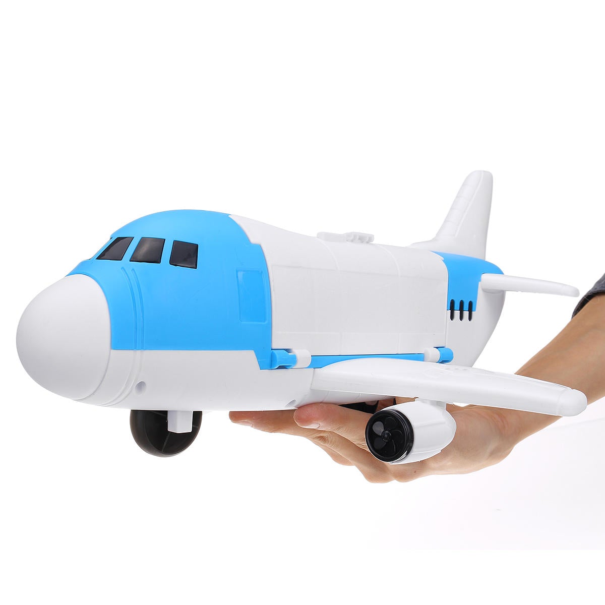 Storage Transport Aircraft Model Inertia Diecast Model Car Set Toy for Childrens Gift