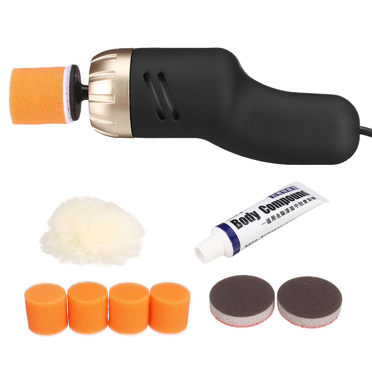 1 Set Surface Scratch Repair Auto Care Tool Car Electric Polisher for Car Cleaning Polishing