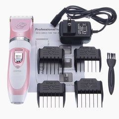 100V-240V Electric Cordless Pet Grooming Clipper Low Noise Dog Cat Fur Hair Shaver Trimmer Kit