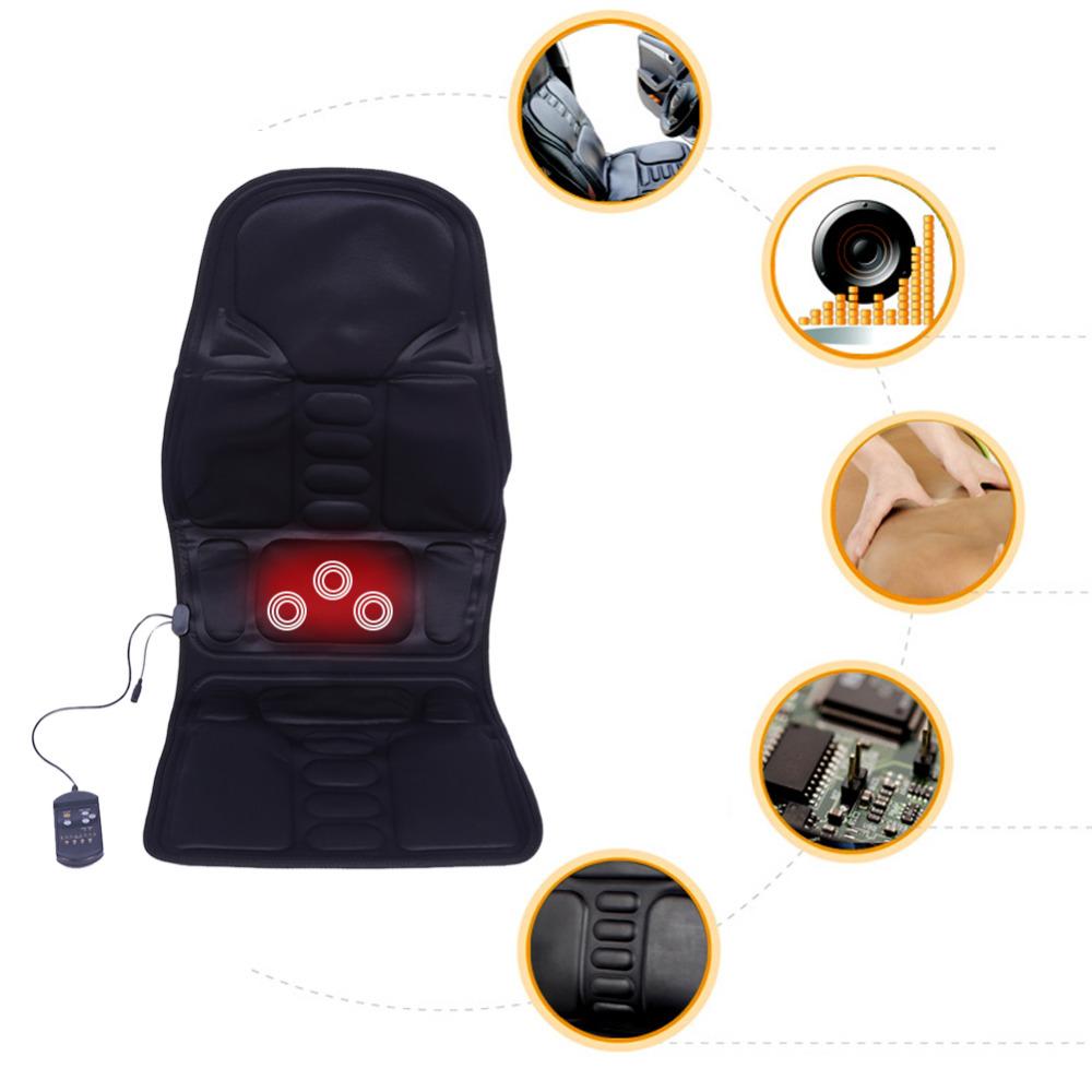 Electric Thermal Back Massage Seat Pad