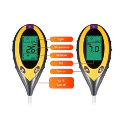 4-in-1 Soil Test PH Moisture Meter