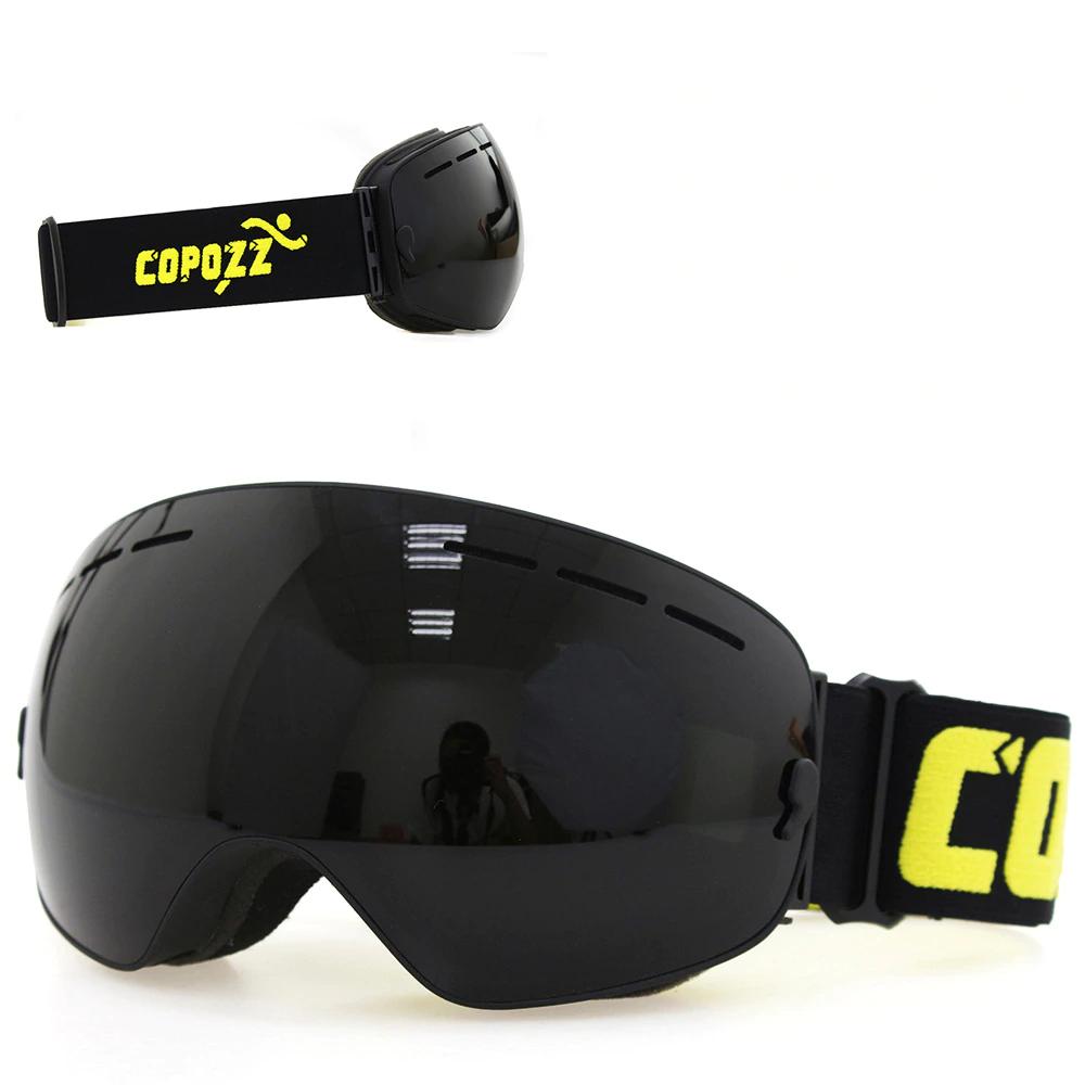Ski Goggles Double Layers UV400 Anti-Fog Big Mask Glasses for Skiing Snowboard