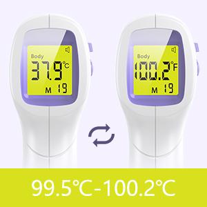 Non-contact Infrared Forehead Thermometer Body Temperature