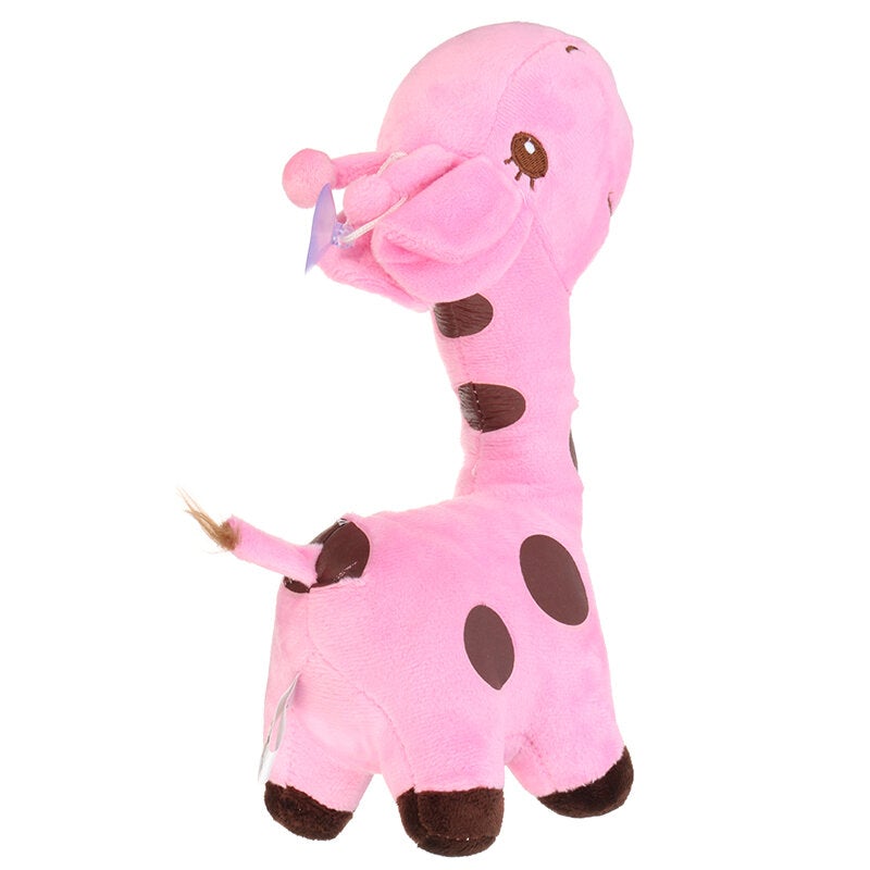 Multicolored Cartoon Plush Giraffe Sika Deer Stuffed Toys Kids Gift