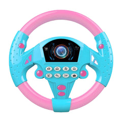 1 PC Learn and Play Driver Baby Steering Wheel Toddler Musical Toys with Lights Sounds