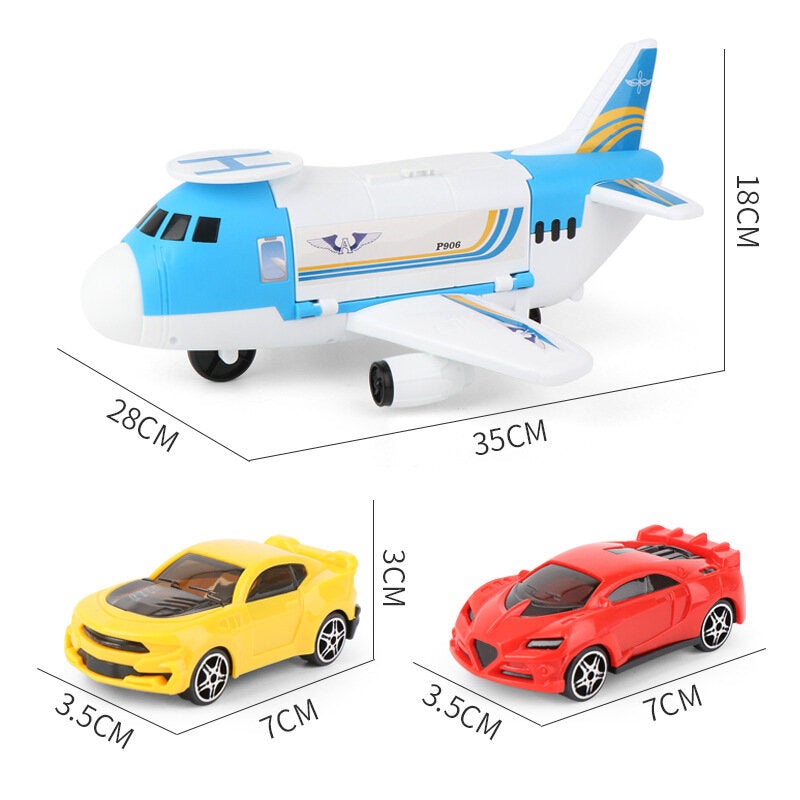 Simulation Track Inertia Aircraft Large Size Passenger Plane Kids Airliner Model Toy for Birthdays Christmas Gift