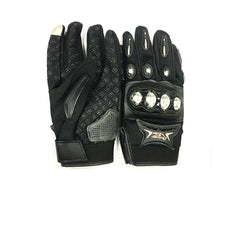 Nylon Motorcycle Riding Gloves Black