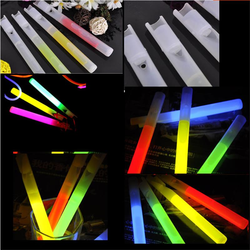 100pcs LED Flashing Light Novelty Toys Glow Stick for Festivities Decoration