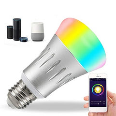 7W Smart LED Light Wireless Bulb Works with Remote Control - JustgreenBox