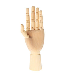 Wooden Artist Articulated Left Hand Art Model SKETCH Flexible Decoration