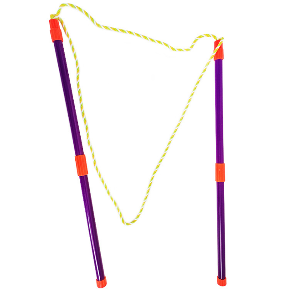Big Bubble Making Props Double Pole Folding Rope Kids Toys