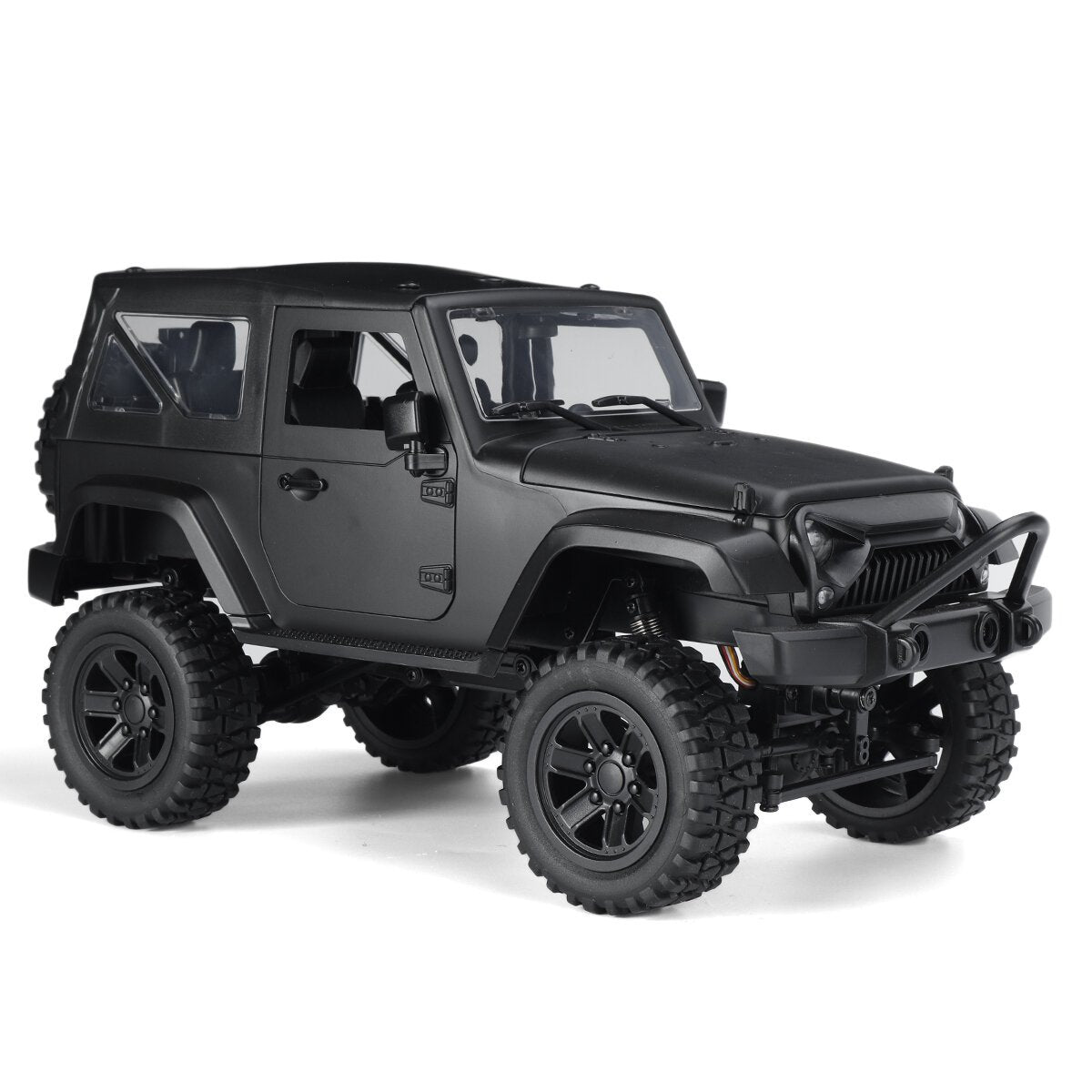 2.4Ghz 4WD RC Car For Jeep Off-Road Vehicles With LED Light Climbing Truck RTR Model Two Battery