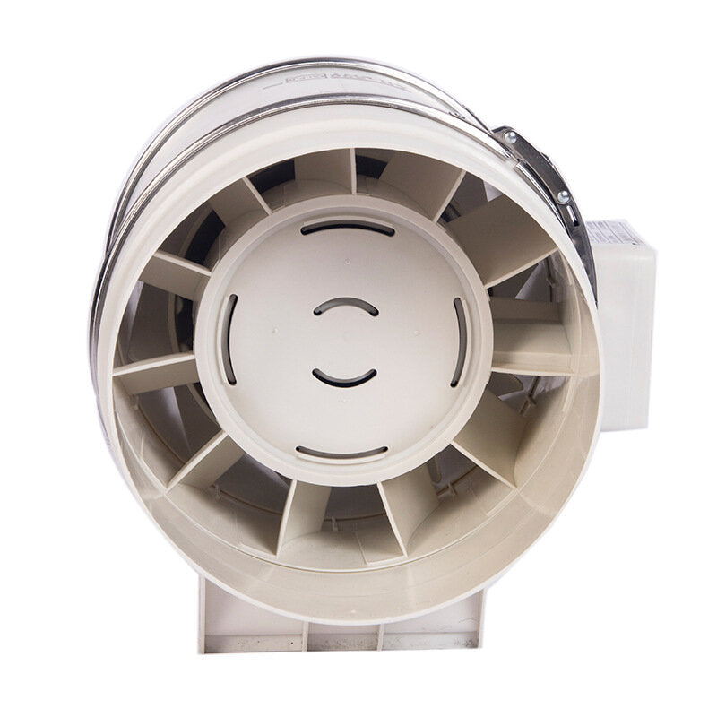 Circular Duct Fan Diagonal Flow Booster Fan Bathroom Kitchen Oil Fume Exhaust Fan 220V